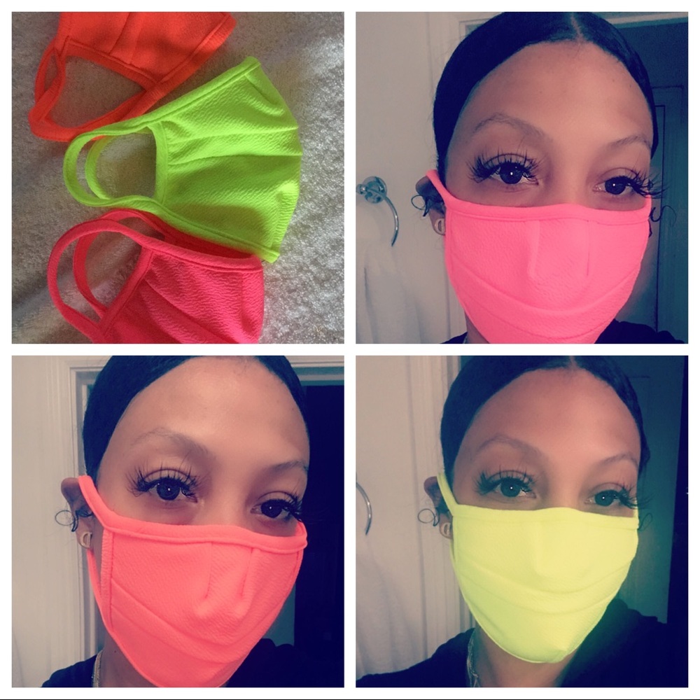 Neon face mask